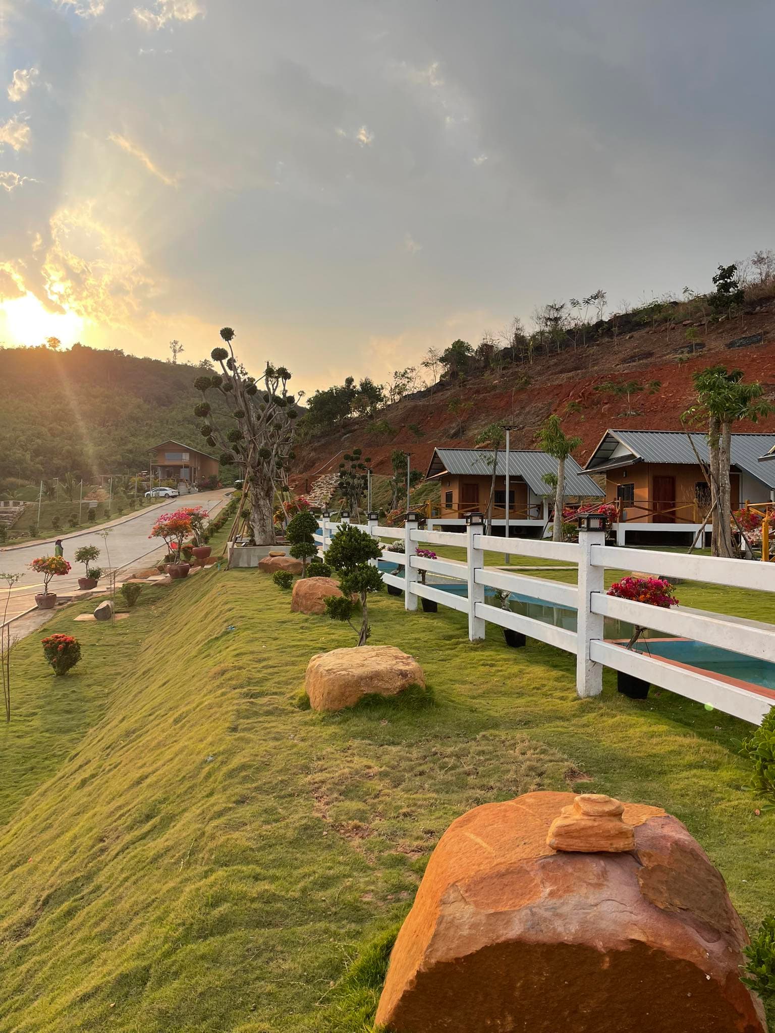 Sunset view at The Mount Picnel