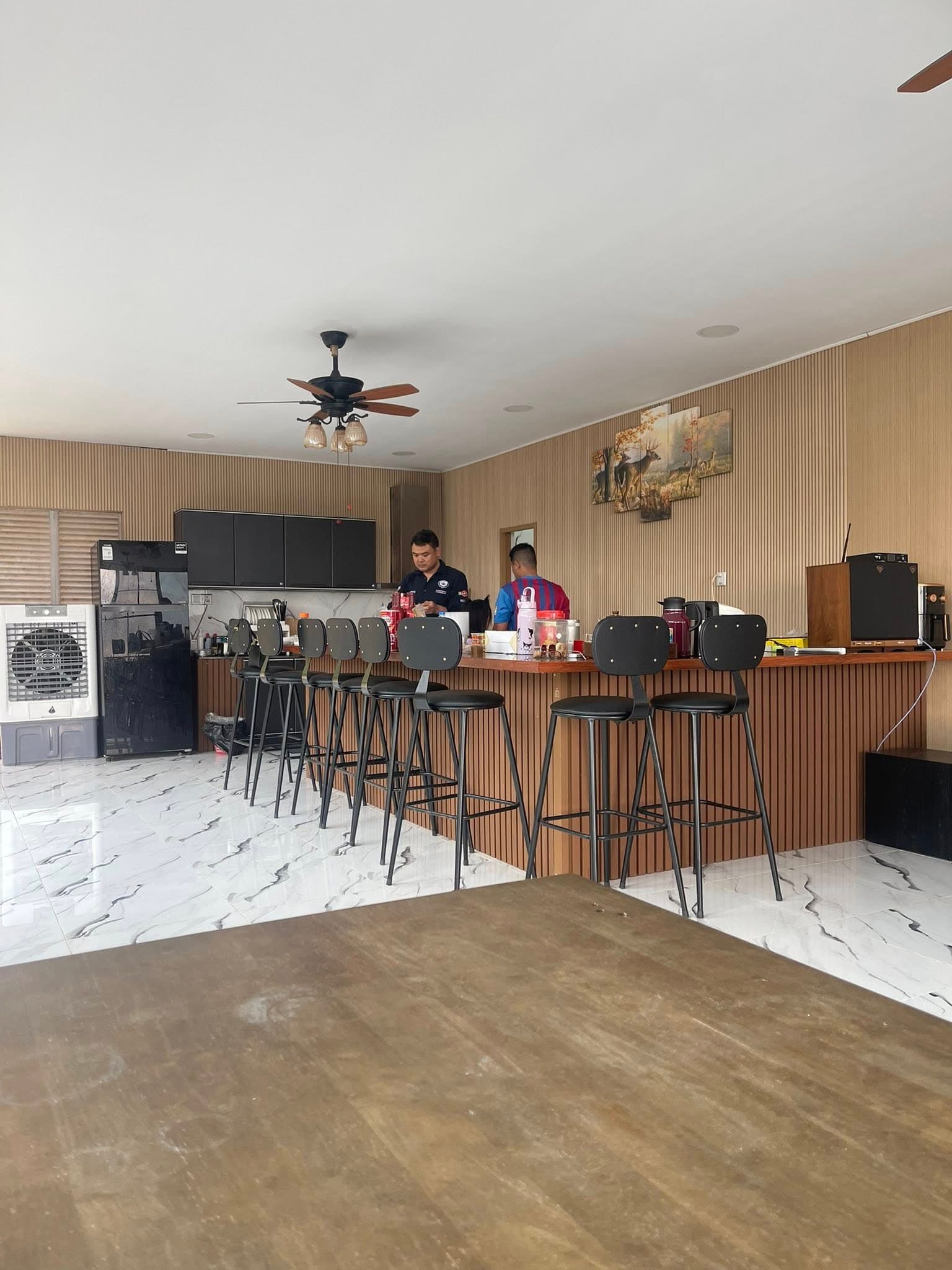 The resort bar counter